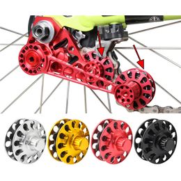 Folding Bike Chain Tensioner Pulley 2 3 6 Speed AL 7075 Alloy Bicycle Rear Derailleur Guide Tower Wheel For Brompton