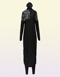 Hijabs Arrival Stylish Muslim Swimwear 3 Piece Long Robe Swimming Suit Muslimah Swimsuit Islamic 2209239526669