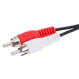 1.5m1 In 2 Audio Stereo Auxiliary Cable 2 Rca To 3.5mm 3.5mm Male Rca Auxiliary Cable, Suitable For Speaker Cable Of Laptop Tv