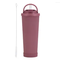 Water Bottles Thermal Bottle 830ml Stainless Steel Insulated Cup Vacuum Double-Wall With Straw