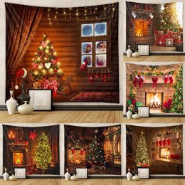 Tapestries Christmas Decoration Tapestry Wall Background Cloth Suitable For Home Bedroom Living Room