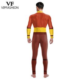 VIP FASHION Anime Cosplay Costume Women Men Zentai Bodysuit Holiday Party Catsuit Long Sleeve Sexy Slim Jumpsuit Unisex Clothing