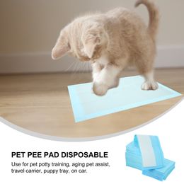 100 Pcs Dog Puppy Diaper Water Proof Doggy Pee Pad For Small Dogs For Dogs Training Mat Non-woven Fabric Doggy