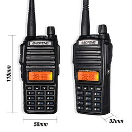UV-82 Baofeng Walkie Talkie 5W Two Way Radio Dual Standby Long Range Handheld Amateur Radio Mobile Dual Band VHF UHF Transceiver