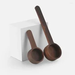 Coffee Scoops Home Walnut Measuring Spoon Solid Wood Long Handle Quantitative Baking Seasoning Kitchen Tool