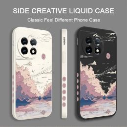 Anime Scenery Silicone Phone Case For Oneplus 11 11R 10R 10T 10 Pro 9 9R 9RT 8T 8 8 Pro Cover