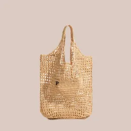 Sports beach bag designer mesh hollow straw popular summer shopping bag for ladies vacation classics style woven bags Bolso Mujer pink cool te025 H4