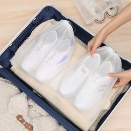 5Pcs Reusable Shoe Storage Bag Pull Cord Bag Dust And Yellow Resistant Shoe Bag Outdoor Travel Portable Bag
