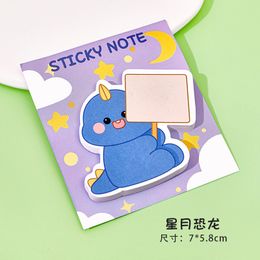 Dinosaur Notepad Kawaii Sticky Notes School Office Supplies Aesthetic Stationery Bookmarks Back To School Sketchbook To Do List