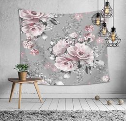 Tapestries Scenic Floral Series Tapestry Camping Travel Beach Towel Room Aesthetic Decorative Cloth Wall Painting6430392