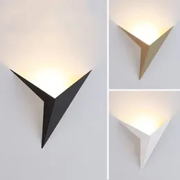 Wall Lamp Led Modern Minimalist Triangle Shape Lamps Indoor Lighting Stairs Light 3W AC85-265V Simple