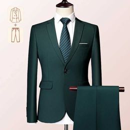 Men's Suits Blazers Mens Business Casual Suit for Weddings Genuine Blazer Vest and Pants Big TallSlim Fit Waistcoat Dress Trousers US Size