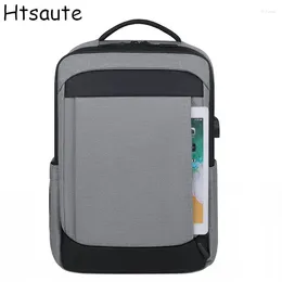 Backpack Fashion Multifunctional Backpacks Men Travel Bag Solid Harajuku Student Schoolbag Man Business Unisex High Street