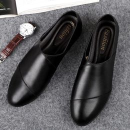 Casual Shoes Arrival Office Genuine Leather Men's Formal Slip On Loafers Male Simple Outdoor Social Man Leisure