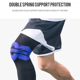 Knee Pads 1pcs Long Leg Sleeve Honeycomb Anti Collision Compression For Volleyball Gym Running Workout Sports B9n9