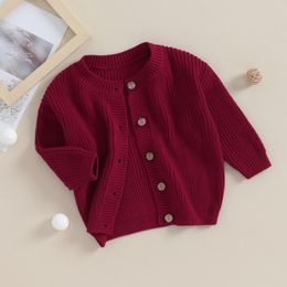 ma&baby 0-18M Newborn Baby Girl Boy Sweaters Knit Long Sleeve Cardigan Toddler Winter Fall Spring Warm Clothing