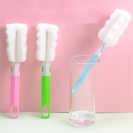 Sponge cup brush detachable bottle scrub household milk pitcher long-handled vacuum cup, cleaning and washing cups XJY39