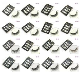 3D False eyelashes 16 Styles Handmade Beauty Thick Long Soft lash Fake Eye Lashes Eyelash Sexy 30010786127615