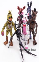 Fnaf Five Nights At Freddy039s Nightmare Freddy Chica Bonnie Funtime Foxy Pvc Action Figures Toys 6pcsset C190415011417772