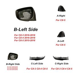 New CX-5 2015 for Mazda CX-3 2016 2017 2018 CX-4 2016-2018 Side Rearview Mirror Lower Cover Housing Frame Accessories