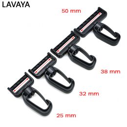 1pcs 25mm 32mm 38mm 50mm Webbing Plastic Swivel Snap Hooks for Bag Belts Straps Keychain Clasp Backpack Accessories