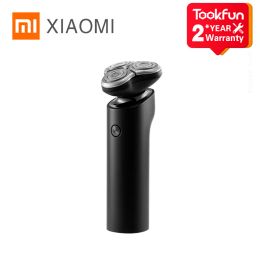 Shavers Xiaomi Mijia Electric Shaver S500 Portable Flex Razor 3 Head Dry Wet Shaving Washable Beard Trimmer Trimer Intelligent Low Noise