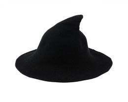 Witch Hat Diversified Along The Sheep Wool Cap Knitting Fisherman Hat Female Fashion Witch Pointed Basin Bucket for Halloween313761192915