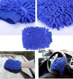 Car Cleaning Drying Gloves Ultrafine Fibre Chenille Microfiber Window Washing Tool Home Cleaning Car Wash Glove Auto Accessories