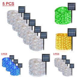 New LED Lights Outdoor Festoon Solar Fairy String Waterproof Christmas Garden Decoration Light