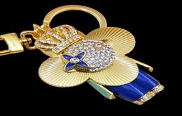High quality brand designer key chain fashion drop oil metal pendant car chain charm bag keychain jewelry gift accessories8527963
