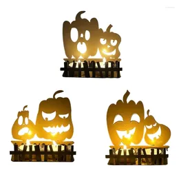 Candle Holders Halloween Pumpkin Candlestick Home Table Ornament Metal Holder Decoration R7UB