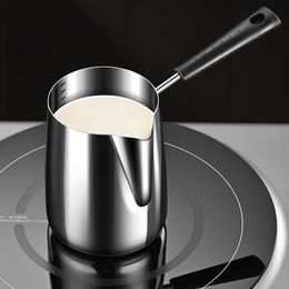 Non-Stick Pan Milk Pot Butter Chocolate Melted Heating Pot Warmer Pan Small Saucepan Cheese Pot With Pour Spouts