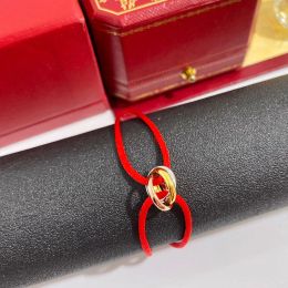 Armband Designer Männer Armband Edelstahlarmband 3 Metallschnallen Ribbon Spitzenkette Multikolor einstellbare Größe Armband für Damen und Männer Unisex