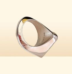 Luxury Fashion Designer Silver Ring Brand Letters Ring For Lady Women Men P Classic Triangle Rings Lovers Gift Engagement Designer1519524