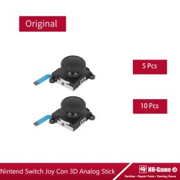 Accessories 5/10pcs Sensor Joystick For Nintend Switch Left Right JoyCon Controller 3D Analog Sticks With Flex Cable For NS Thumbsticks