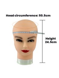 ModelheadTeachingheadMannequinheadTrainingheadNew Female Bald Mannequin Head With Stand Holder