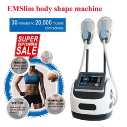 Slimming Machine 2 Handles Ems Machines Body Shape Electromagnetic Muscle Training Machines Beauty Equipment