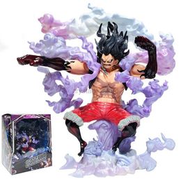 Comics Heroes 26.5CM Luffy Gear 4 Snake Man Figurine One Piece Anime Action Figure Adult Children Kids Toys Manga Gift Free Shipping Items 240413