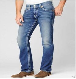 FashionStraightleg pants 18SS New True Elastic jeans Mens Robin Rock Revival Jeans Crystal Studs Denim Pants Designer Trousers M606345277