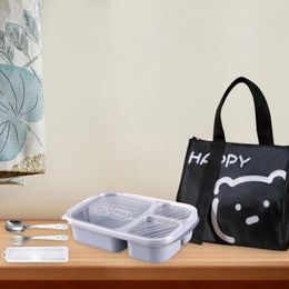 Dinnerware Compartment Lunch Box Durable Small And Lightweight Does Not Take Up Space Anti-fall Easy To Hold Essential For Work