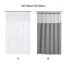 Shower Curtains Polyester Durable Bath Curtain With Hooks Easy To Clean And Instal Luxurious Waterproof