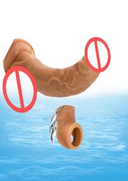 Sex Toys for Men Silicone Enlargement Penis Sleeve Intimate Goods Penis Extender Cock Rings Dildo Male Adult toys3145918
