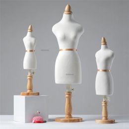 2 Style Torso Wooden Sewing Female Mannequins Body Design Clothing Mannequin Manikin Shoulder Strap Clothing Cut Can Pin Villain
