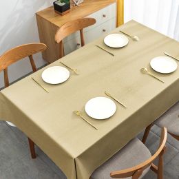 PVC Waterproof Table Cloth Oil-proof Rectangular Tablecloth Square Table Covers Home Kitchen Dining Table Colth Cover Mat