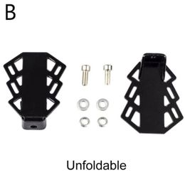 1pair Universal Foldable Rear Seat Steps Bike Rear Pedal MTB Road Bike Folding Footrests Bicycle Foot Pegs MTB Bicycle Parts