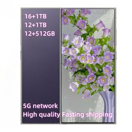 S24 6.8 inch full touch S23 Ultra 5G phone 1TB 4G phone Original facial unlocking dynamic cell phone design Octa Core 128GB 512GB smartphone