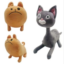 30cm Noodle and Bun Plush Toy Cat and Dog Plushies Dolls Soft Stuffed Anime Cat Toys Home Room Decor Dolls for Kid Birthday Gift