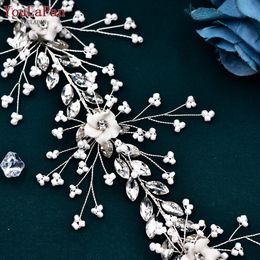 TOPQUEEN Rhinestone Wedding Belt Bride Crystal Flower Waistband Woman Party Weddings Sash for Bridals Accessories SH602