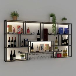 Square Rail Bar Cabinet Small Ideas Miniature Vertical Vintage Art Handle Mini Drink Wine Rack Nordic Vitrine Luxury Furniture