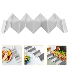 Dinnerware Sets Tortilla Stand Corn Taco Holder Stainless Steel Cake Kitchen Burrito Desktop Support Metal Pancake